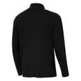 thumbnail image 3 of Men's Antigua  Black Wyoming Cowboys Intent Quarter-Zip Top, 3 of 3