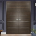 thumbnail image 5 of Slab Barn Door Panel | Planum 0020 Chocolate Ash | Sturdy Finished Doors | Pocket Closet Sliding-24" x 80", 5 of 5
