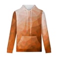 thumbnail image 4 of M-4X Big & Tall Hoodies for Men with Front Pocket Plus Size Fleece Lined Sweatshirts Pullover Long Sleeve Gradient Printed Warm Hooded Tops, 4 of 5