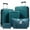Dark Green, variant on 5 Piece Luggage Set With Hardside Carry On Suitcase Expandable Travel Bags Featuring Spinner Wheels And TSA Lock For Easy Mobility And Secure Packing