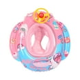 thumbnail image 4 of Swimming Float Seat,Swimming Pool Floats Inflatable Rings Seat,Summer Swim Air Bed for Children Kids,Games Sports Pools Aids Floating Mattress,Water Pool Bathtub Accessories Floats Pink, 4 of 8