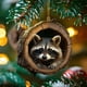 thumbnail image 5 of Christmas Animalss Ornaments Owls Raccoons Christmas Decorations Christmas Tree Pendants 2D Flat Printing Acrylic Small Pendants, 5 of 5