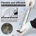 thumbnail image 4 of Mistaha Compact Plumbing Tool Set for Sinks and Basins, Silver Metal Wrench with Tub Drain Remover, 2-Piece Kit for Easy Pipe Installation and Removal, 4 of 6