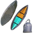 thumbnail image 2 of Waterproof Kayak Covers 420d Oxford Cloth Storage Dust Cover Sunblock Shield For Fishing Boat Paddle Board, 2 of 9