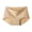 Beige_A3, variant on Hrsba Womens Panties Seamless Mid High Waist Ice Silk Lightweight Breathable Daily Underwear