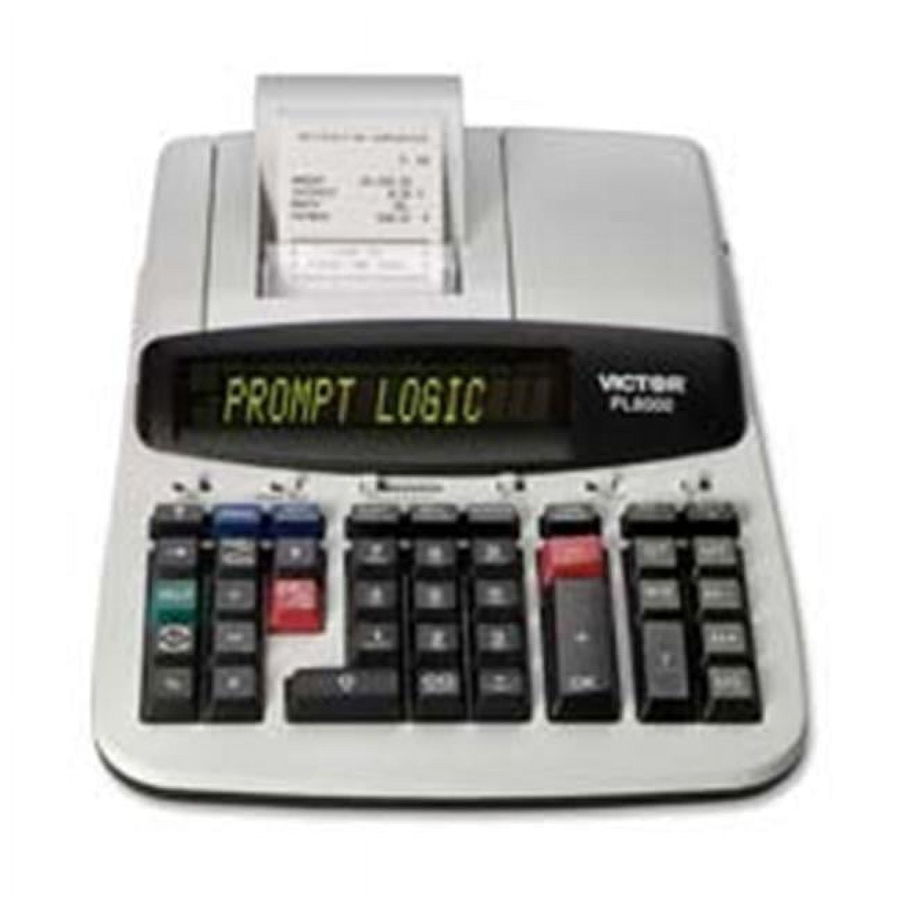 Victor Technology Desktop Electric Printer Calculator 1560-6, Two