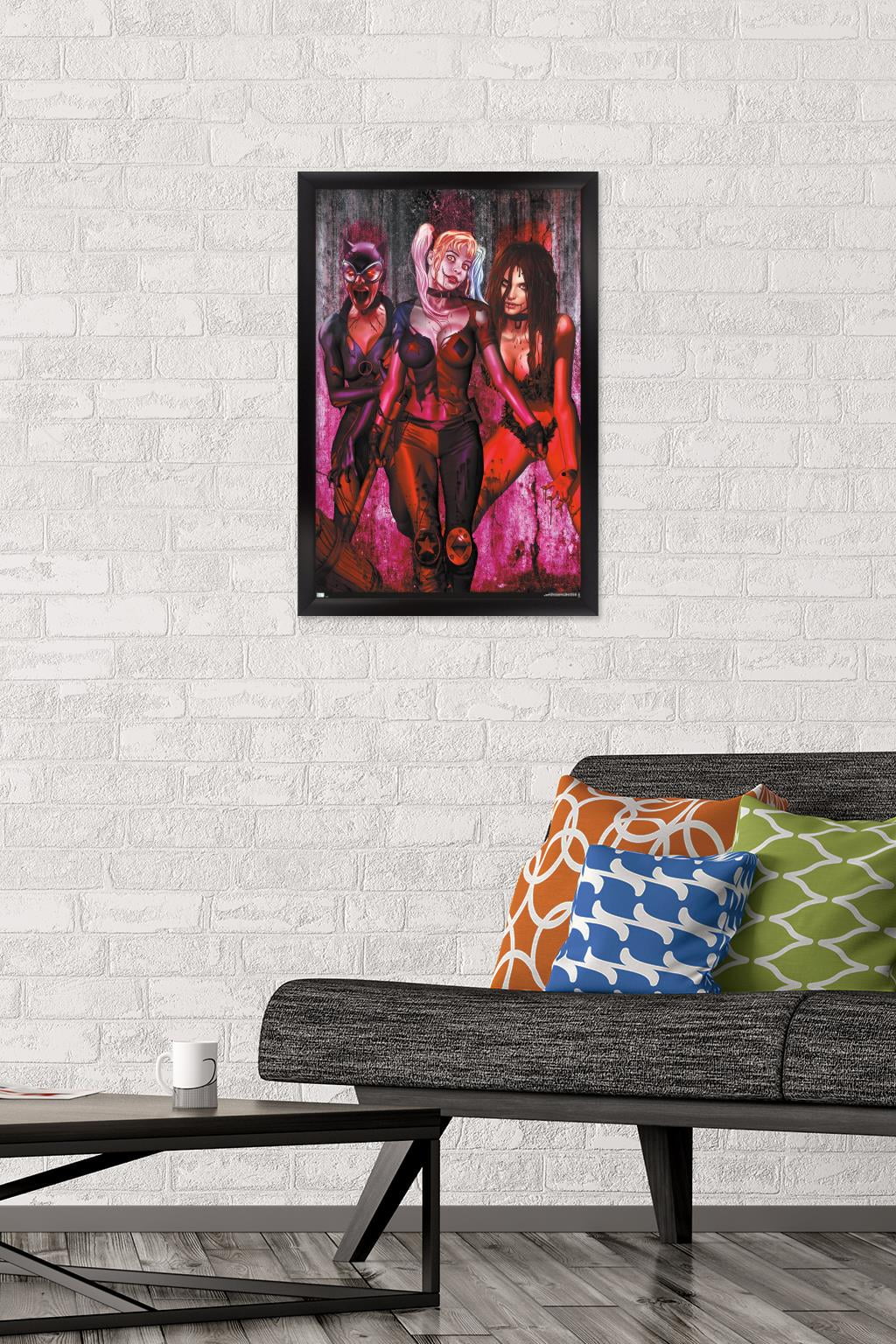 DC Comics - Harley Quinn - DCeased #1 Variant Wall Poster, 14.725" x 22.375" Framed