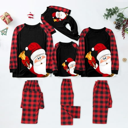 

SBYOJLPB Parent Child Outfit Christmas Women Mommy Printed Top+Pants Xmas Family Matching Pajamas Set Clearance