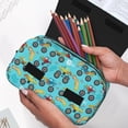 thumbnail image 7 of Hirioo Cartoon Monster Truck for Large Grid Mesh Pencil Case with Zipper Stationery Organizer Case, 7 of 7