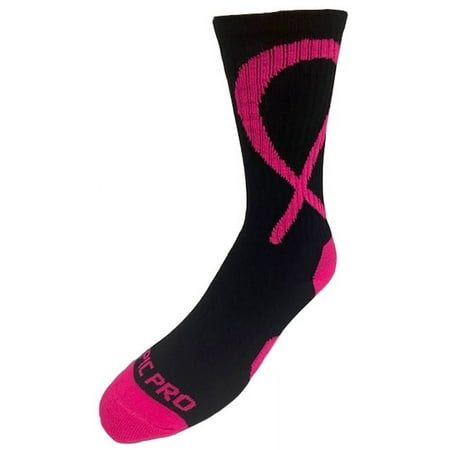 

Epic Adult Crew Breast Cancer Awareness With Big Pink Ribbon Socks Pair