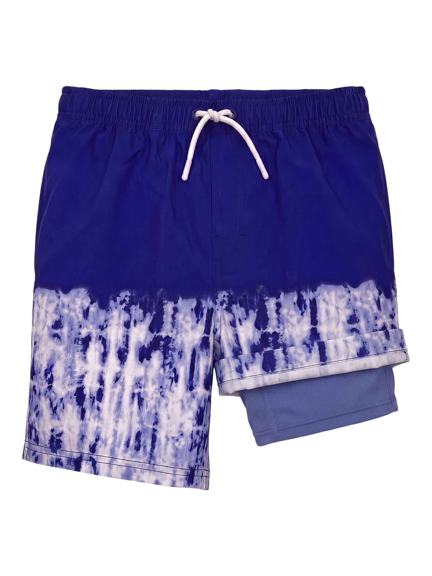 Ocean Gear Boys Print 6 inch Swim Trunk with Compression Liner , Sizes 4-18