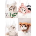 thumbnail image 5 of Cute Cat Costume Warm Bear Hat for Cat Adjustable Soft Small Pet Headwear Bear Hat for Cat Puppy Dog Suitable for 4.5-7.5kg, 5 of 5
