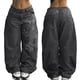 thumbnail image 2 of Pantalones vaqueros holgados Y2k góticos for hombre, vaqueros Y2k de hip hop con estampado de esqueleto, pantalones vaqueros vintage de cintura alta y pierna ancha., 2 of 2