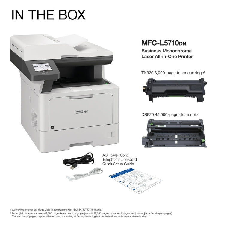 Brother HL-L5210DN Business Monochrome Laser Printer with Duplex
