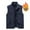 Dark Blue, variant on Yaoyar Men's Casual Utility Lightweight Outdoor Travel Fishing Hunting Vest Jacket with Pockets Thin Fleece Fall And Winter Loose Mountaineering Tooling Outdoor Jackets Dark Blue XL