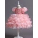 thumbnail image 5 of Little Girls Sequined Party Ball Dress With Big Bow Headband, Kids Special Party Prom Dress, Dance Performance Dress Princess Dr, 5 of 5