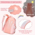 thumbnail image 5 of Soda Candy Backpack, Ideal School Backpack Cute Large Capacity Kawaii Bookbag with Reflective Strip, Pink, 5 of 8