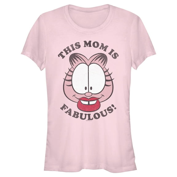 Junior's Garfield Arlene This Mom Is Fabulous Graphic T-Shirt