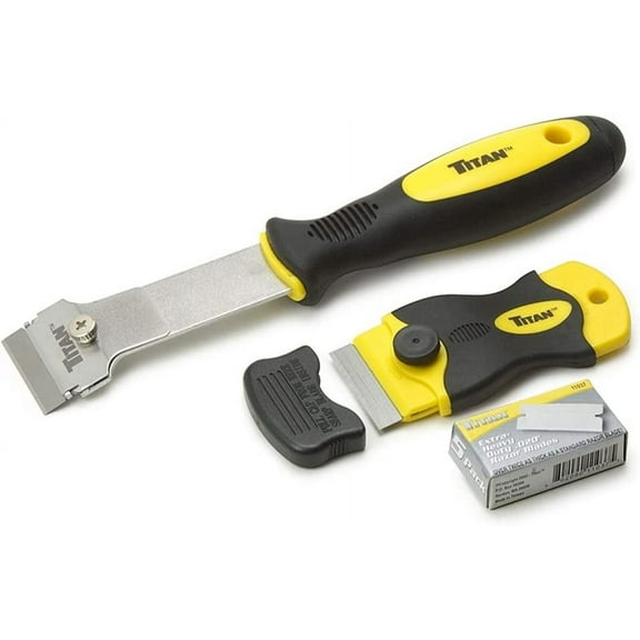 2-Piece Multi-Purpose Razor Scraper Set with Extra Blades