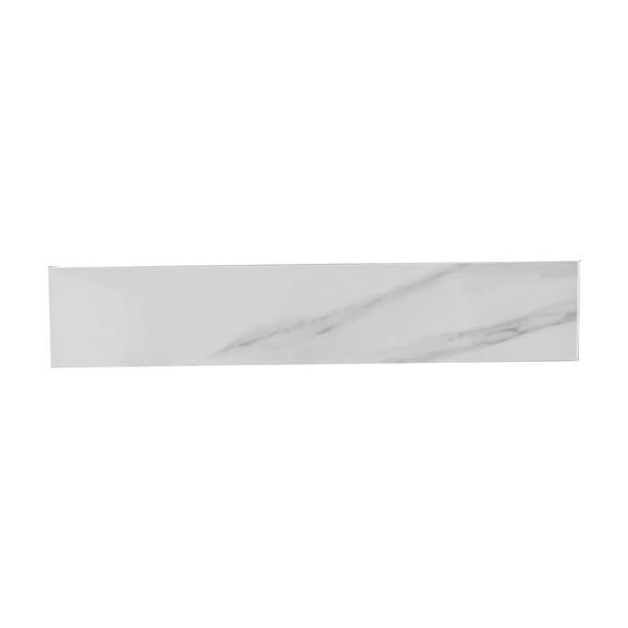 22 Inch Sidesplash , Bathroom Vanity Top with Backsplash ,4" Height Backsplash, for Vanity Top, Carrara white with veins