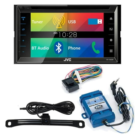 JVC KW-V320BT CD with Steering Wheel Interface and Back Up Camera
