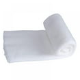 Artificial Buffalo Snow Blanket Roll for Christmas Village, 94.5*31.5