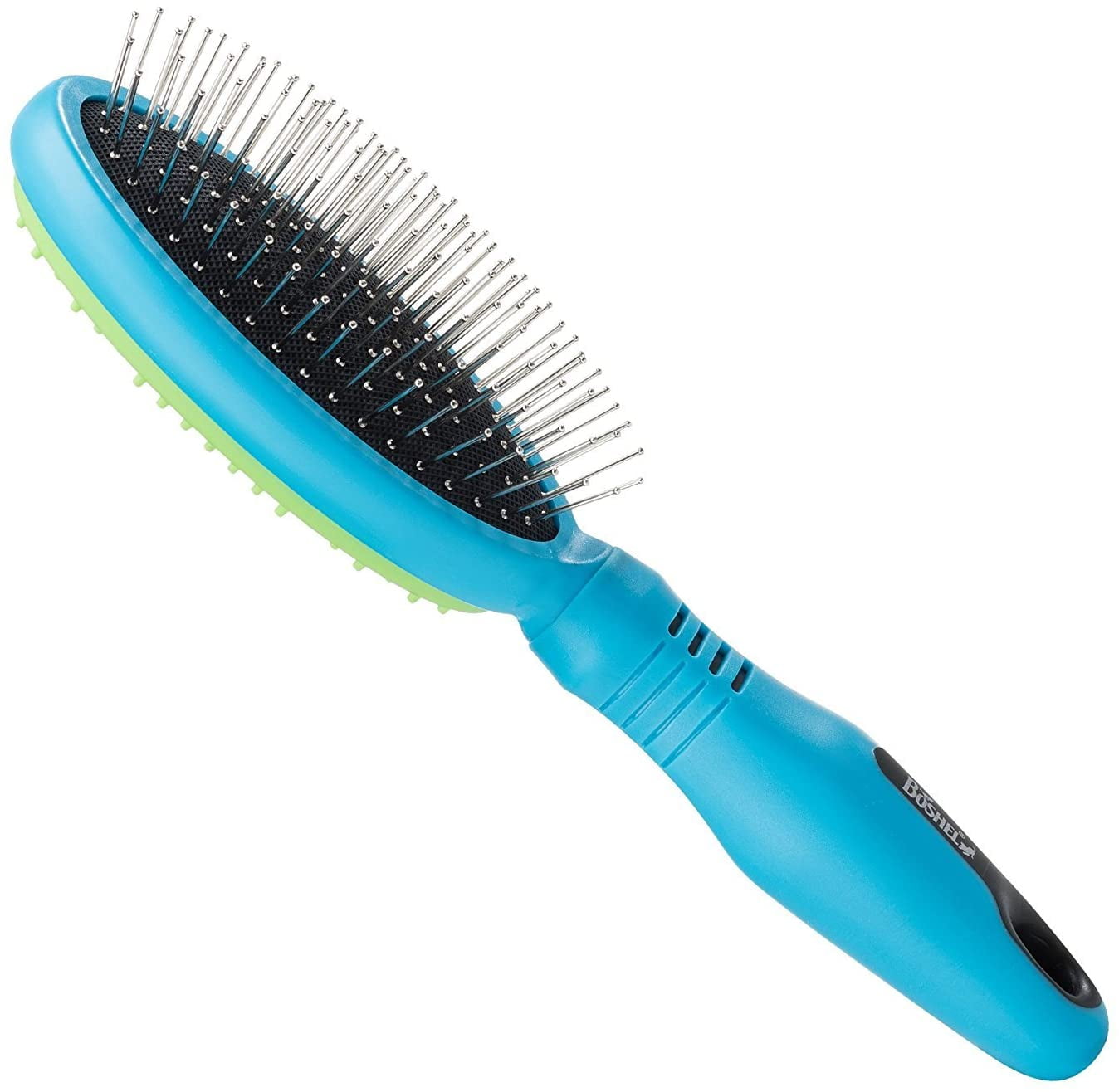 BOSHEL Dog Grooming Brush 2 in 1 Dog Pin Brush & Pet Hair Remover