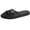Exquisite Shoes - Black, variant on Womens Mules Slip On Flats Closed Toe Mesh Slippers with 3D Floral Beaded Applique Elegant Backless Shoes for Daily Wear