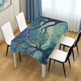 thumbnail image 3 of Yayeee Tablecloths for Rectangular Tables 54 x 72 inch Party Table Cover, Moonlight Forest, 3 of 6