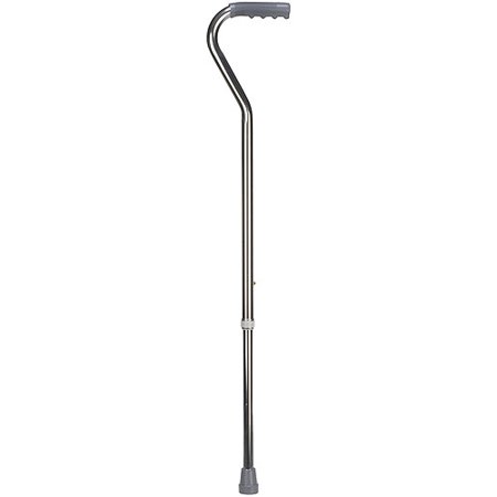 DMI Deluxe Lightweight Adjustable Walking Cane with Vinyl Offset Hand Grip, Slip Resistnace
