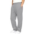 thumbnail image 6 of Muxikeji Clothes Mens Split Hem Back Pocket Casual Long Pants Comfort Loose Fit Breathable Daily Streetwear Trousers, 6 of 9