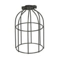 thumbnail image 2 of B&P Lamp® Pendant Light with Clamp-On Bulb Cage Shade, Socket, Cord, and Canopy, Antique Bronze Finish, 2 of 7