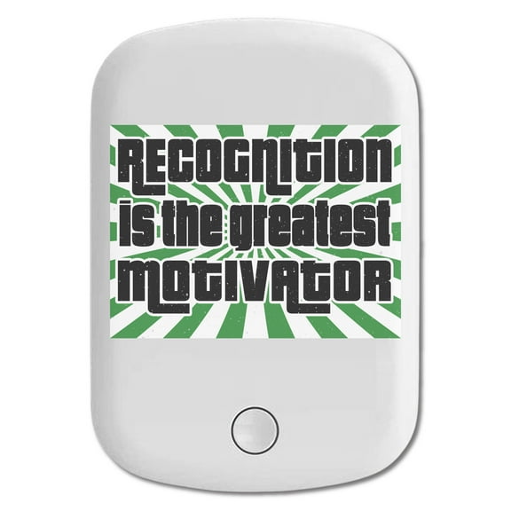 DistinctInk Magnetic Battery Pack, 5000 mAh Wireless Portable Charger with USB-C Cable, Compatible with MagSafe iPhone 14 / 13 / 12 Series - Recognition Is The Greatest Motivation