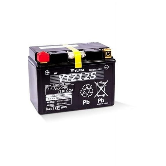 Yuasa YUAM7212A YTZ12S Factory Activated YTZ High Performance AGM Battery