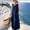 Navy, variant on Women's Summer Sleeveless Linen Maxi Dress Casual Loose Beach Vacation Flowy Shift Tank Dress with Pockets Casual Boho Beach Vacation Dresses Yellow S