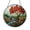 Acrylic 3.5 Inch, variant on Vibrant Red Tree Stained Glass Suncatcher Window Hanging, Flowing River and Flowering Landscape Round Glass Art Panel, Nature Inspired Window Decor, Decorative Hanging Ornament for Home
