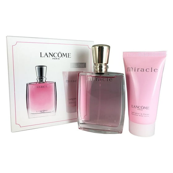 Miracle Perfume Gift Set for Women, 2 pc ( Eau De Parfum Spray 1.7 Oz + Body