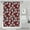 Red Skull Rose, variant on White Gold Sun Moon Cloud Pattern Shower Curtain 36"x72" ,Bathroom Decorative Shower Curtains Set with 12 Hooks,Modern Waterproof Washable Shower Curtain