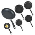 thumbnail image 2 of YongCo Flat Bottom Cooking Pans Nonstick Frying Pans Wheat Stone Coating Pans Healthy Cookware for Electric and Induction Cooktops, 2 of 20