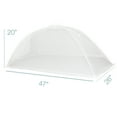 thumbnail image 6 of Simply Genius 6pk Pop-up 47x26" Jumbo Outdoor White Mesh Food Tent Covers for Plates Picnics Camping, 6 of 7