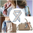 thumbnail image 5 of Unique Bargains 1 Pc Headband Plaid Design Hairband for Women Beige Blue, 5 of 5