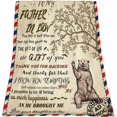 thumbnail image 5 of Gifts for Father-in-Law Blanket, Father-in-Law Gifts from Daughter-in-Law, Father-in-Law Throw Blanket Gifts for Birthday Thanksgiving Christmas, Father-in-Law Gifts 60x50 Inches, 5 of 6