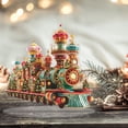thumbnail image 6 of CoreLiving Royal Steam Train 2D Acrylic Flat Standing Ornament for Christmas Tabletop Decor, Festive Choo Choo Holiday Display for Shelf or Desk, 1 Pack, 6 of 9