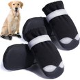 thumbnail image 1 of Zapatos para perros para pavimento caliente, botas para perros medianos y grandes, botines impermeables para perros con suela antideslizante y protectores de patas, 4 unidades, 1 of 6