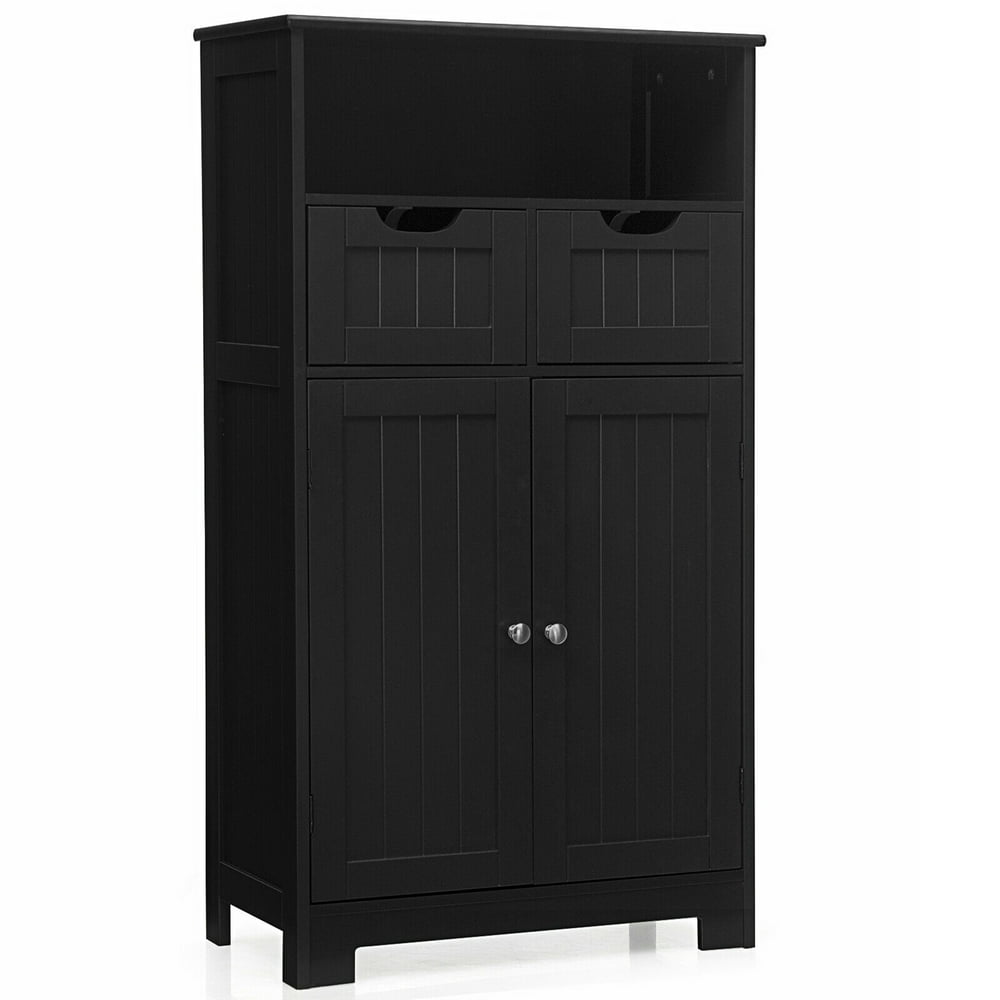 Giantex Multifunctional Floor Cabinet, Freestanding Bathroom Cabinet ...