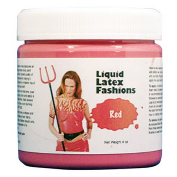 4 oz Red Liquid Latex *Ammonia Free* Body Paint