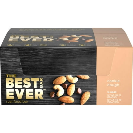 Best Bar Ever Protein Bar, Cookie Dough, 15g Protein, 12 (Best Chocolate For Dipping Cookies)