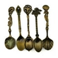 thumbnail image 2 of CNKOO 5 Pcs Cuillères Rétro Gothiques pour Café Thé Collations Sucre Couverts de Cuisine, 2 of 9