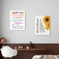 thumbnail image 4 of Mental Health Canvas Wall Art,I Practice Gratitude Everyday Motivational Quote Artwork Painting Prints Poster Ready to Hang for School Nurse Office Décor School Classroom Decor,12x15 Inch, 4 of 6