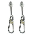 thumbnail image 1 of Swing Thread Hook Playset Playground Yoga Seat Safety Locking Ceiling Mount 150mm, 1 of 8